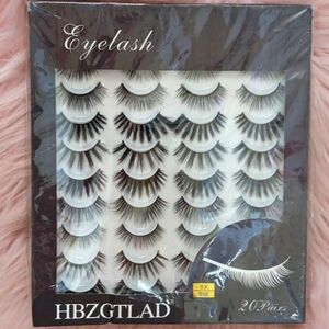 Brand New HBZGTLAD ASSORTED FALSE EYELASHES-20 CT.